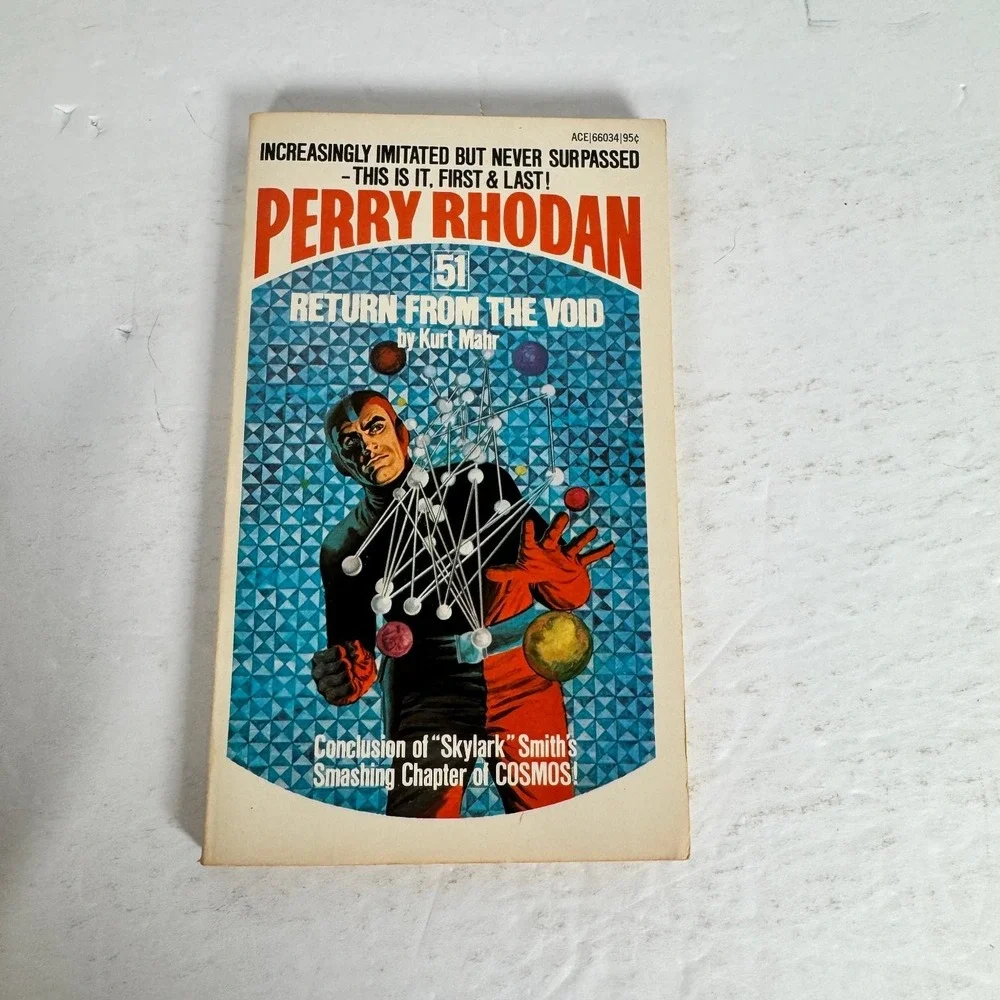 Perry Rhodan Books 50-59 Lot 1974 First Ace Printing Sci-Fi Pulp Pocket Novel